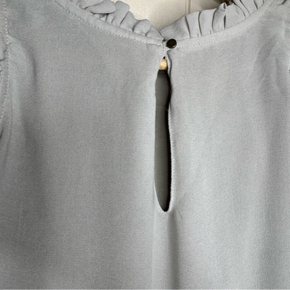 PPLA Light Gray Cold Shoulder Dress - Picture 7 of 16